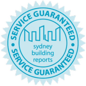 Sydney Building Reports service guarantee badge